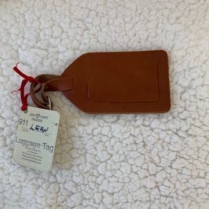 Jon Hart leather luggage tag